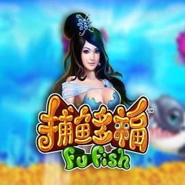 Fu Fish online game logo by Skywind Group on spin-stein.at