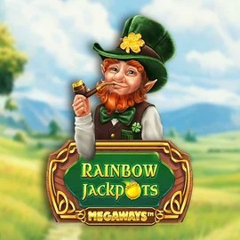 Rainbow Jackpots Megaways slot visual from Red Tiger Gaming available on spin-stein.at