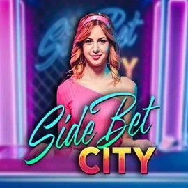 Side Bet City slot visual from Evolution available on spin-stein.at